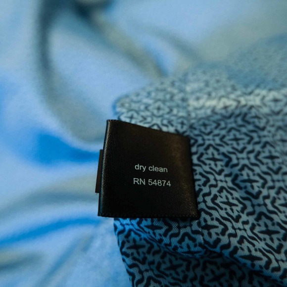 The Limited Womens Blazer Jacket Medium Blue Pattern Lined Career Girlboss - Picture 9 of 14